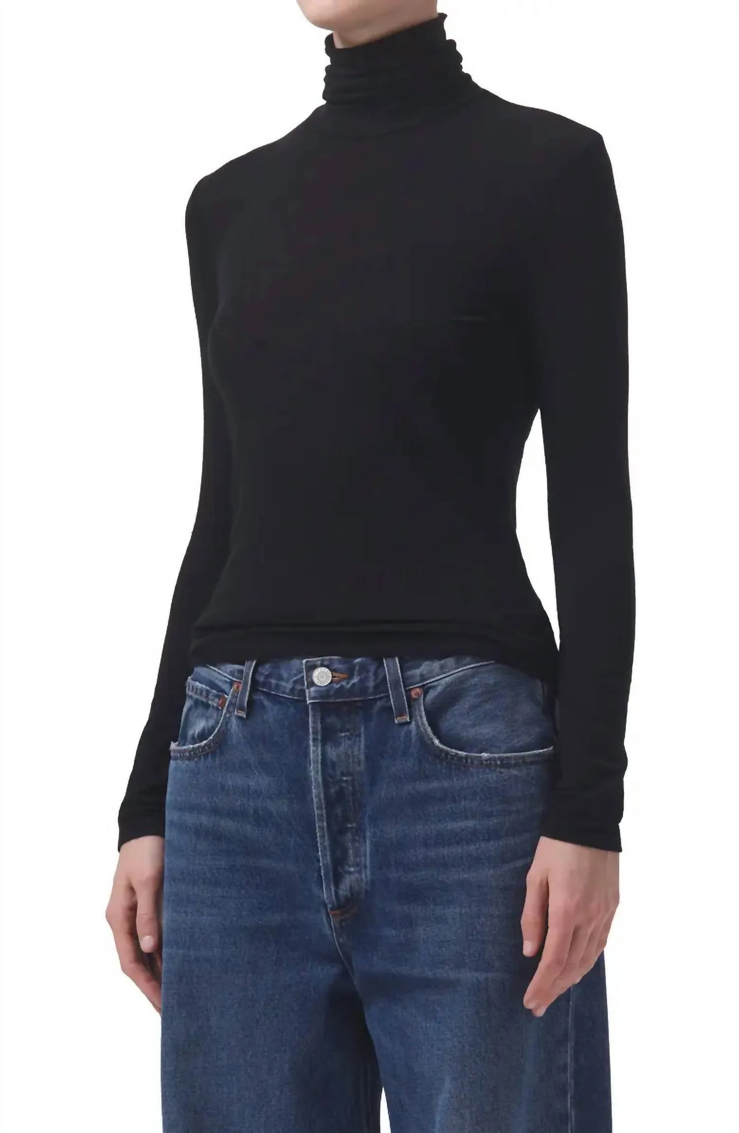 Pascale Turtleneck In Greyhound