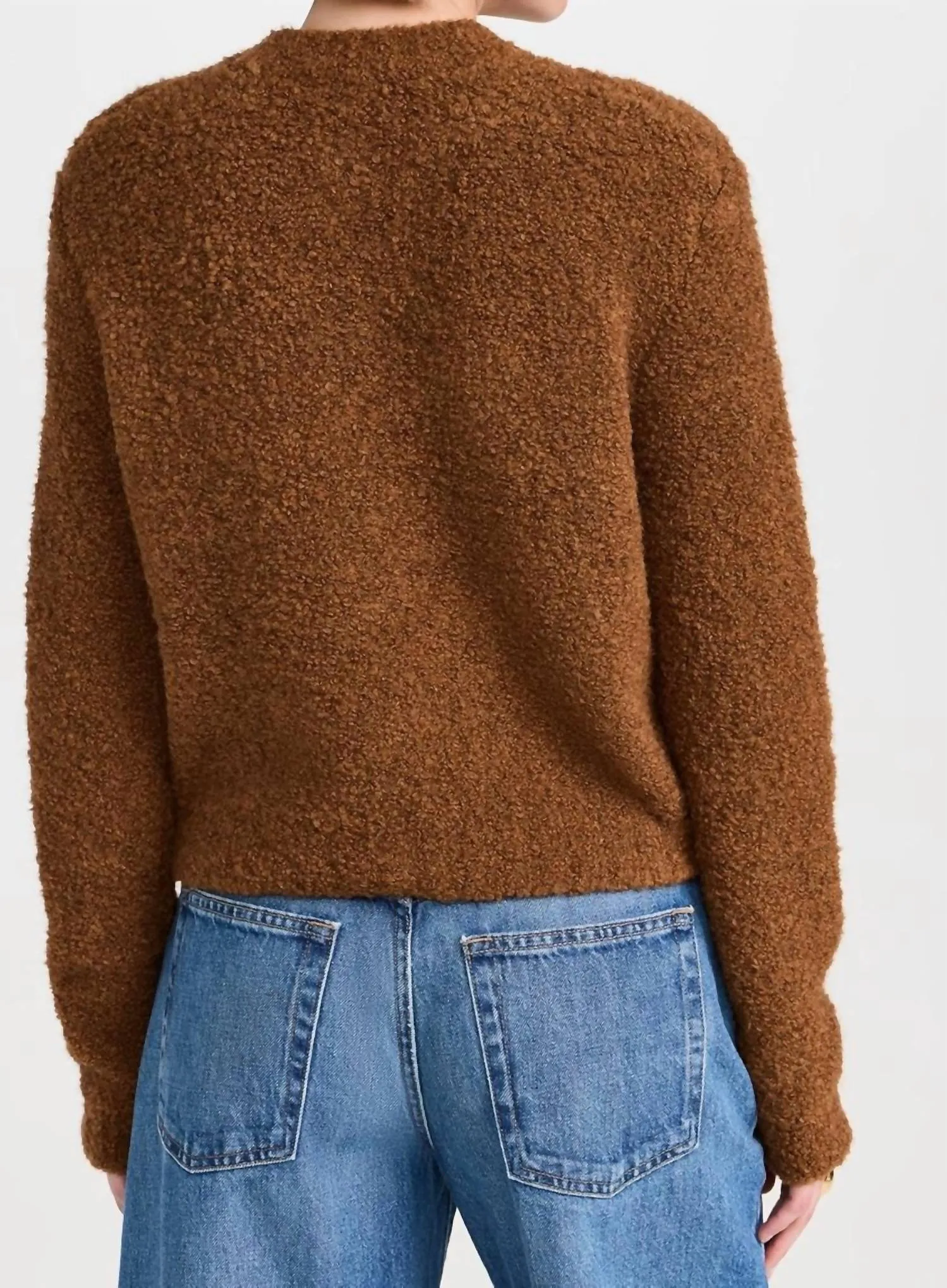 Patch Pocket Cardigan In Camel