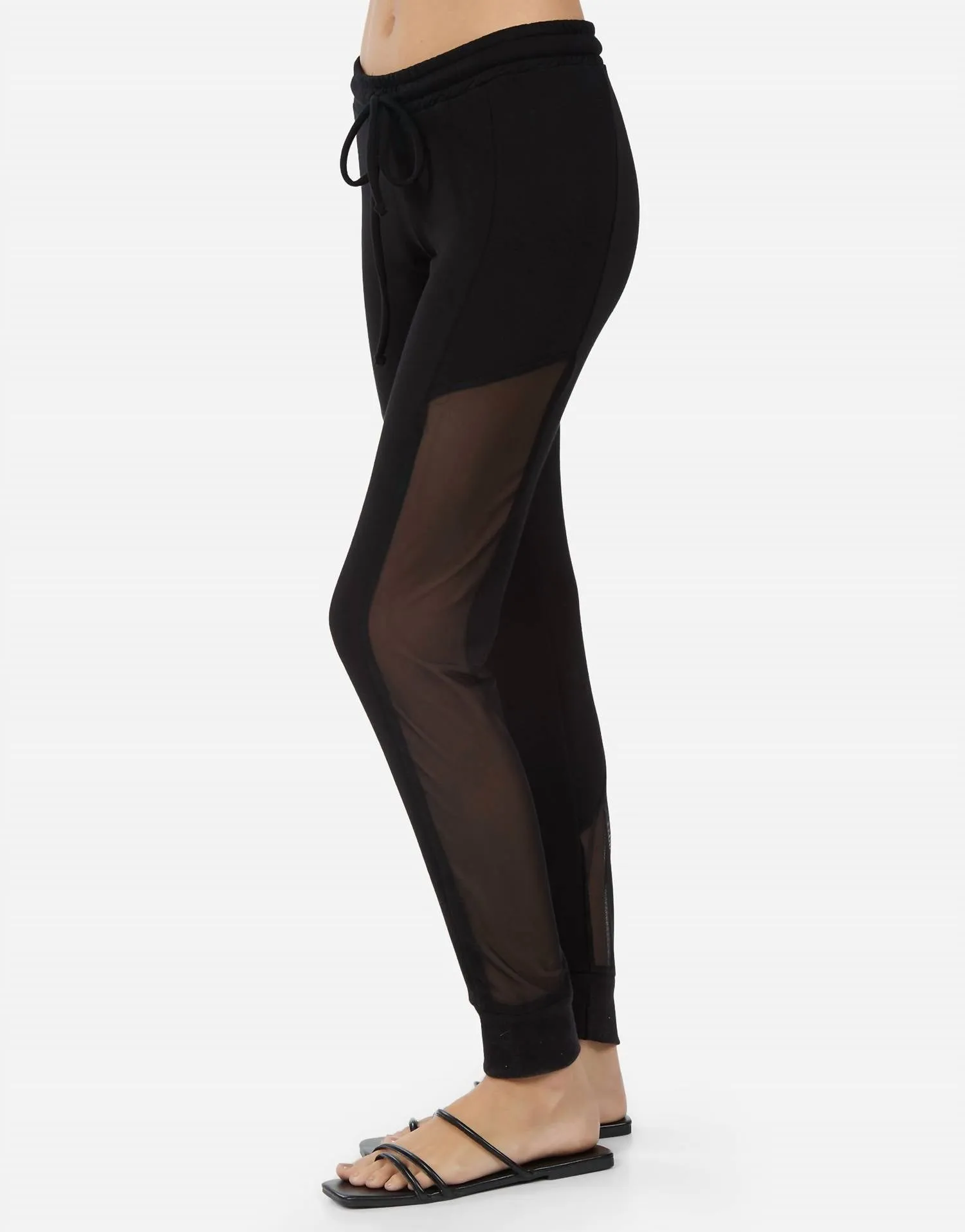 Payne Loungepant With Contrast Mesh In Black