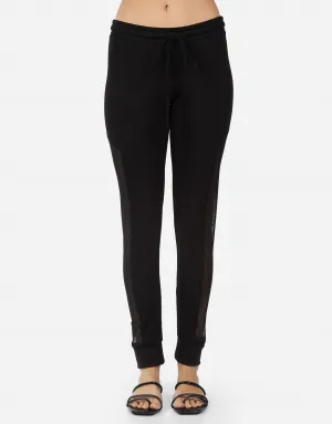 Payne Loungepant With Contrast Mesh In Black