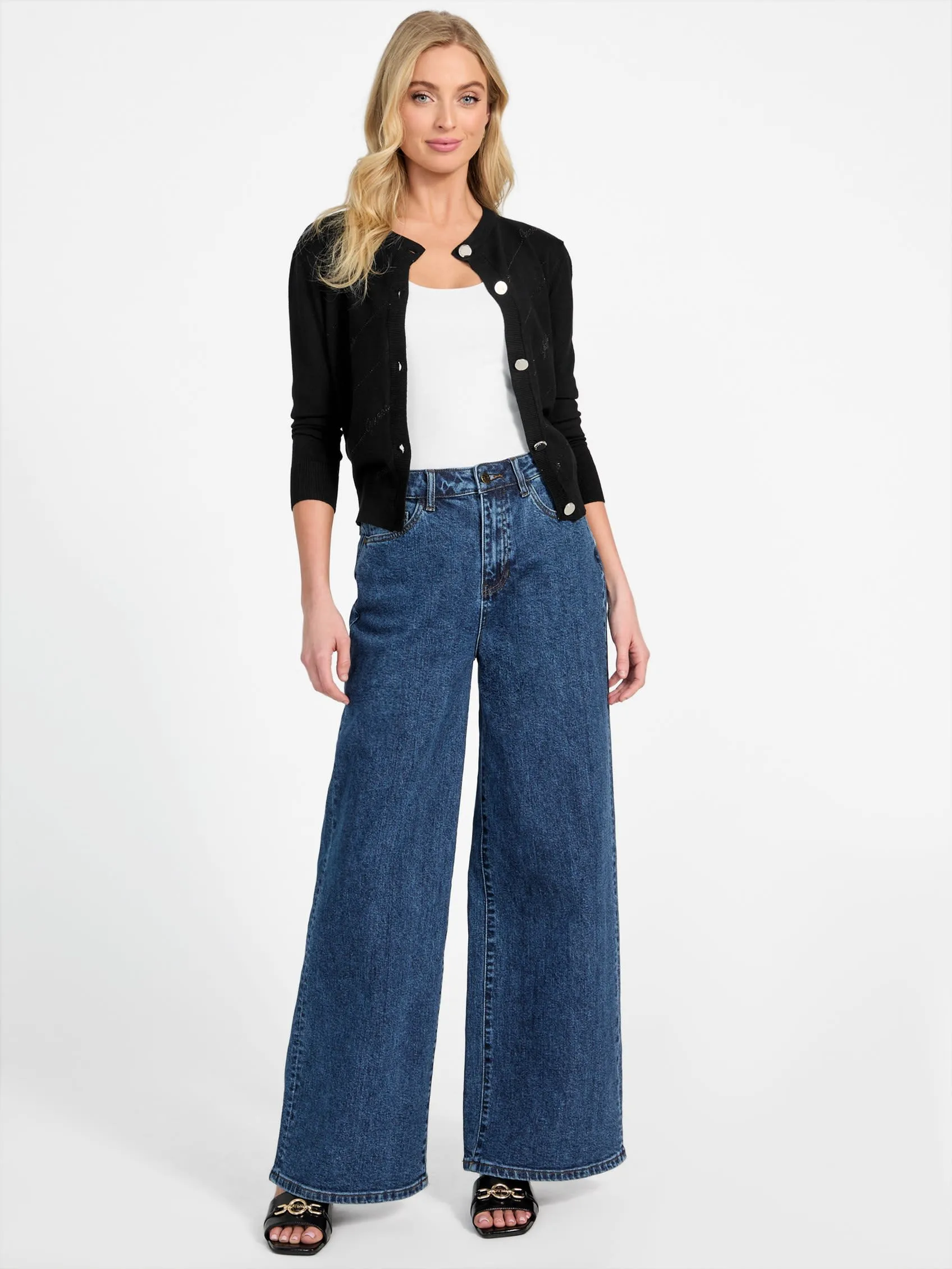Peggy Rhinestone Cardigan