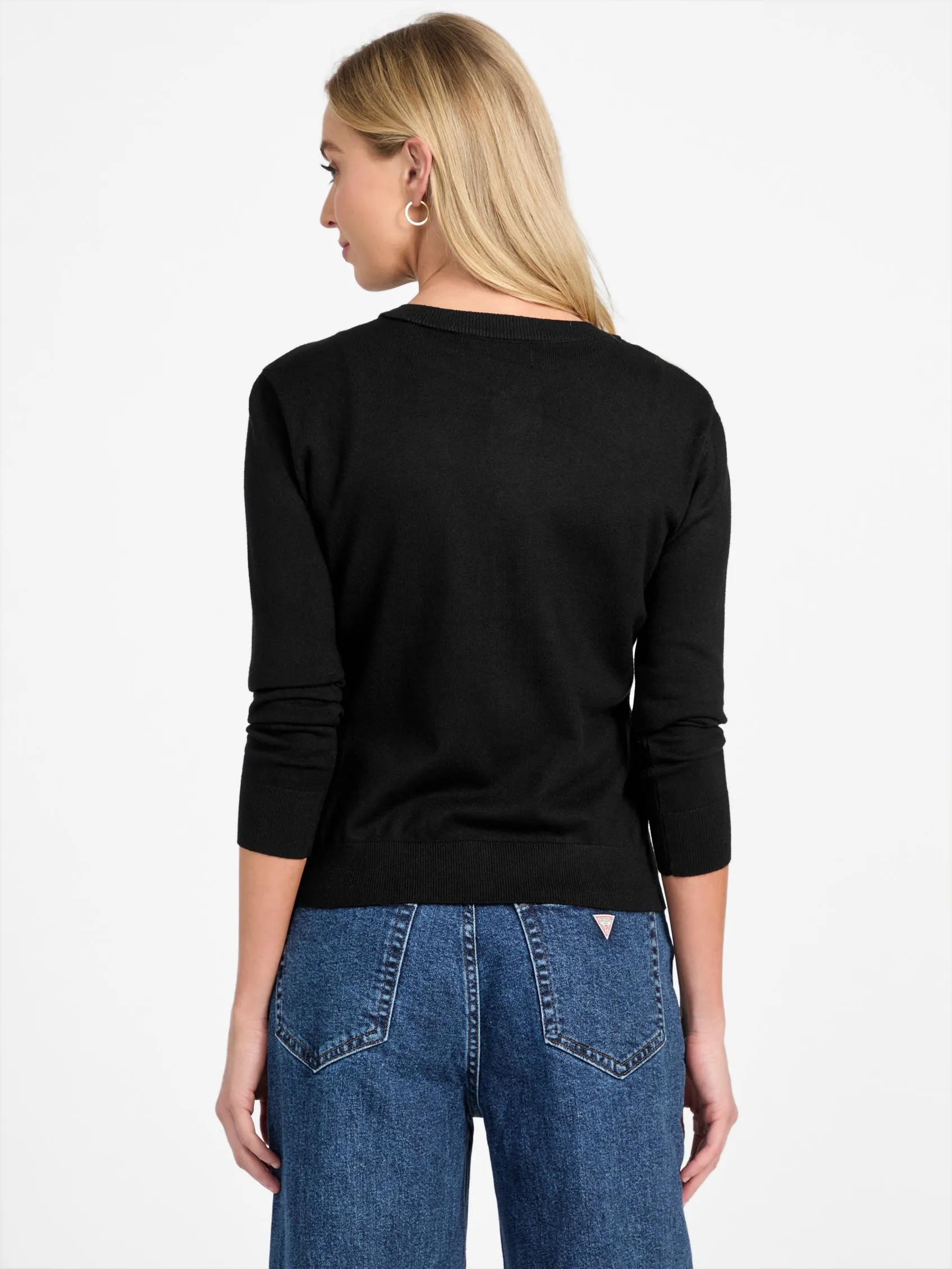 Peggy Rhinestone Cardigan