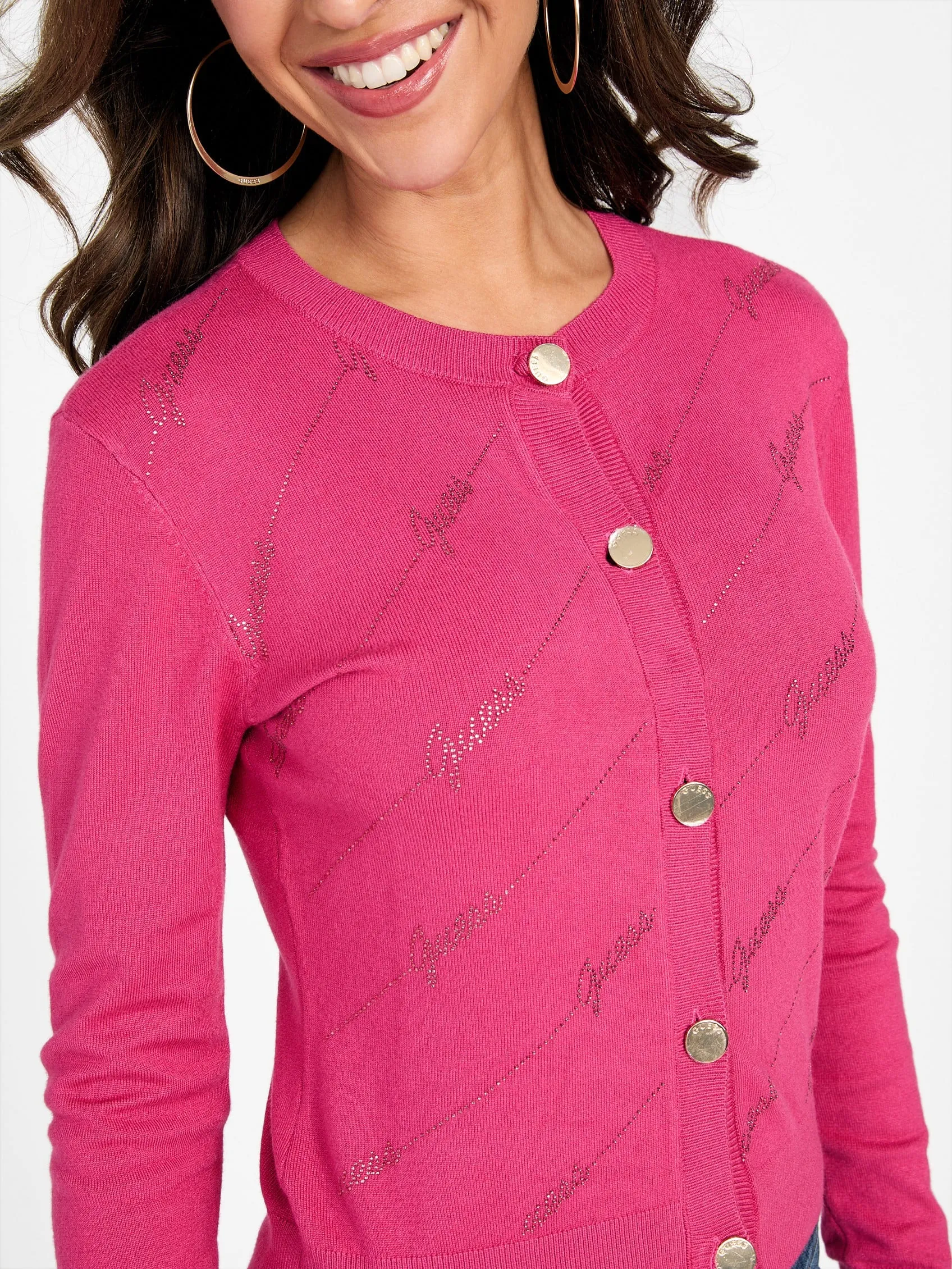 Peggy Rhinestone Cardigan