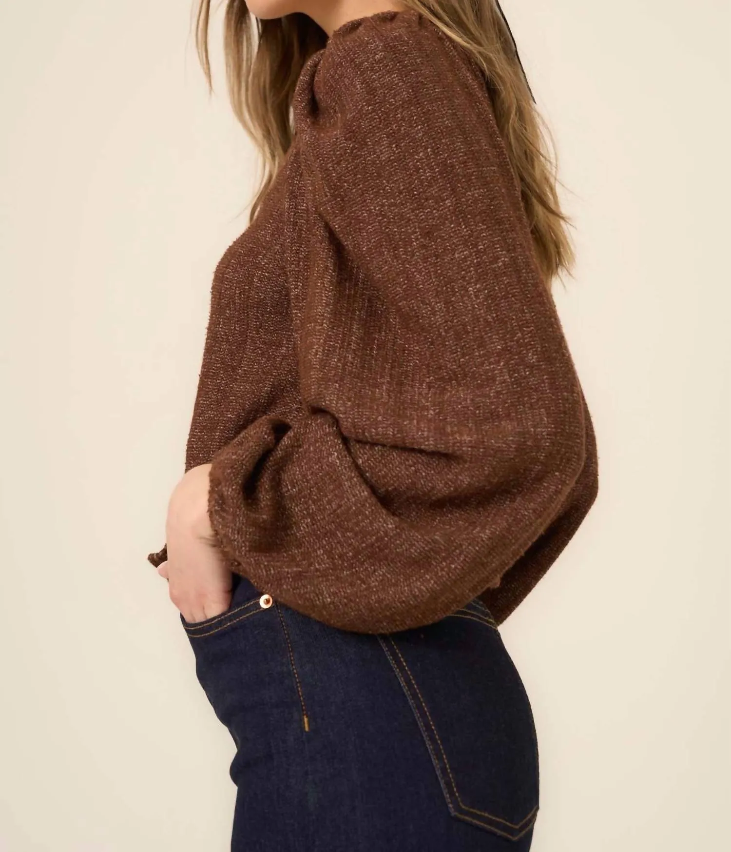 Piece Of My Heart Cardigan In Gingerbread
