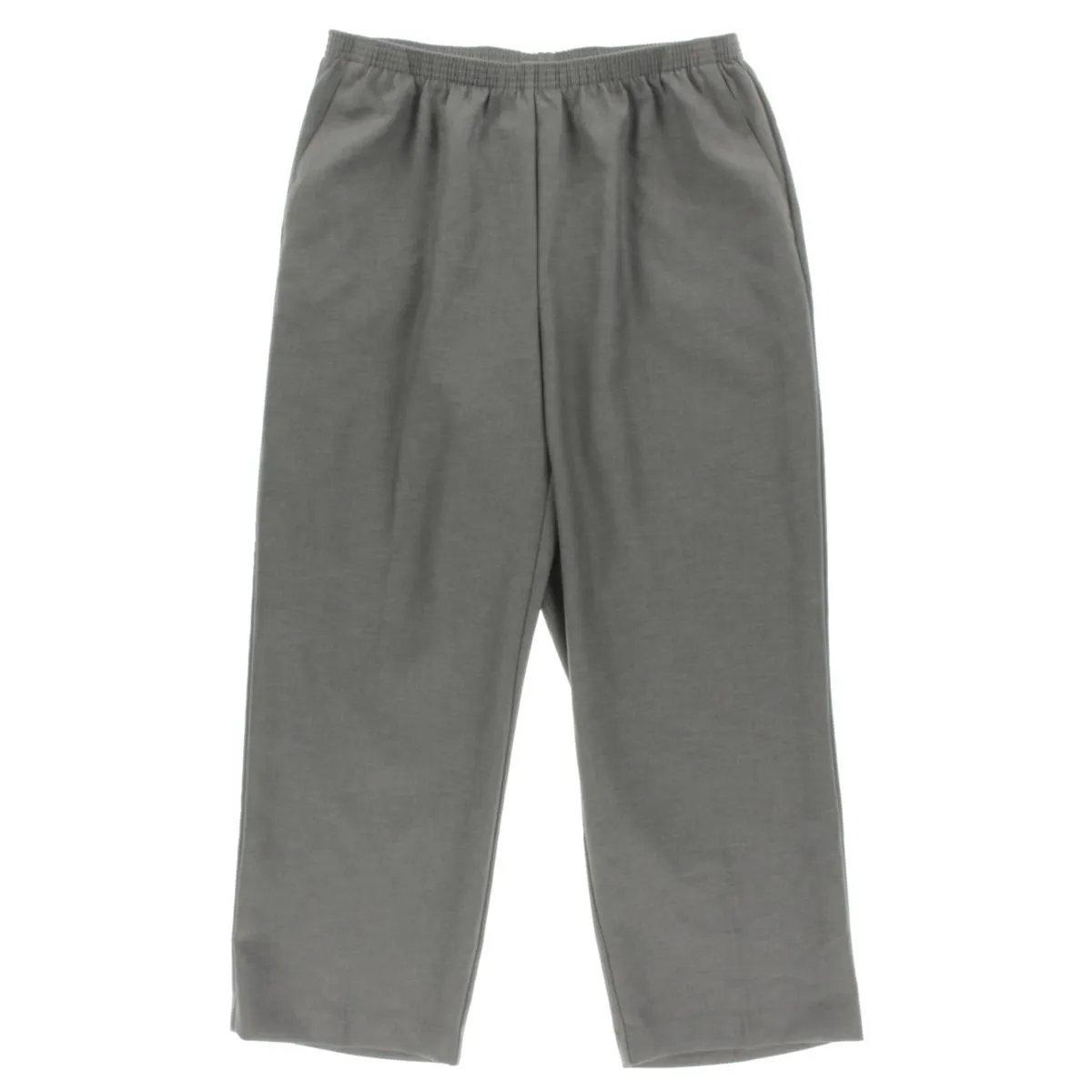 Plus Womens High Rise Office Straight Leg Pants