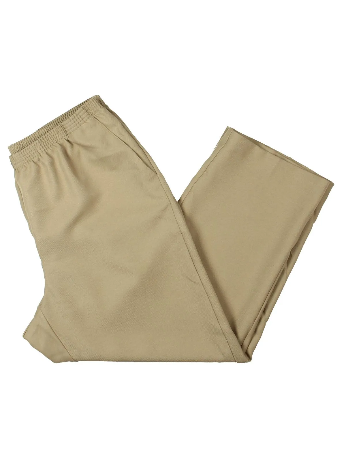 Plus Womens High Rise Office Straight Leg Pants