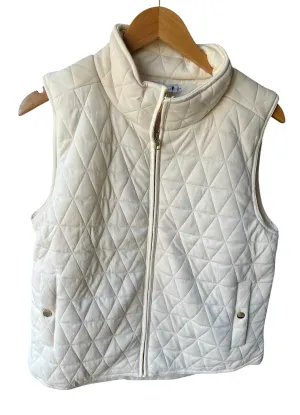 Polar Quilted Vest In Ivory