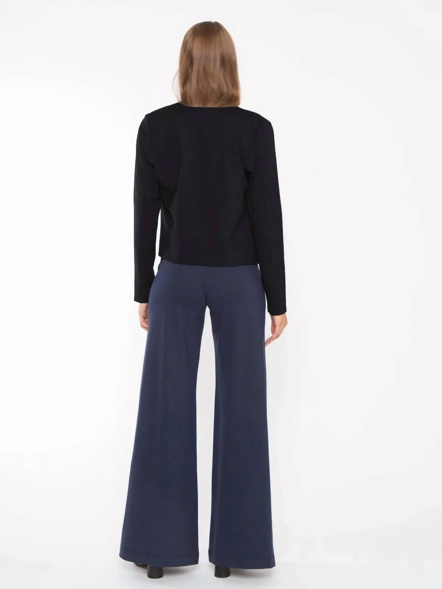 Ponte Knit Bolero In Black