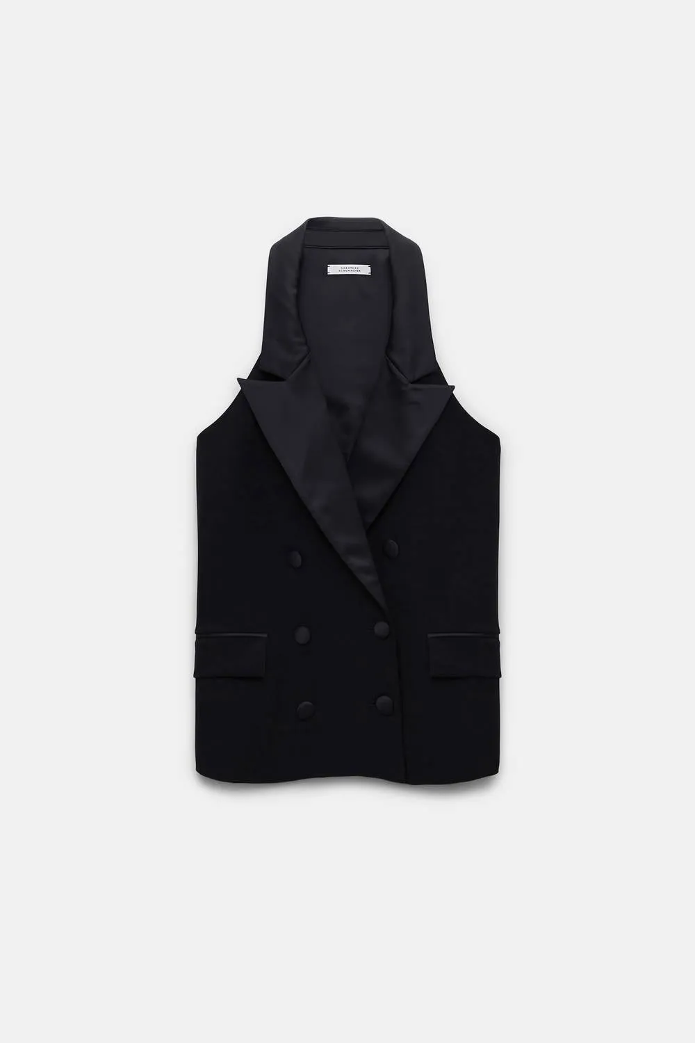 Punto Milano Tuxedo Top In Black