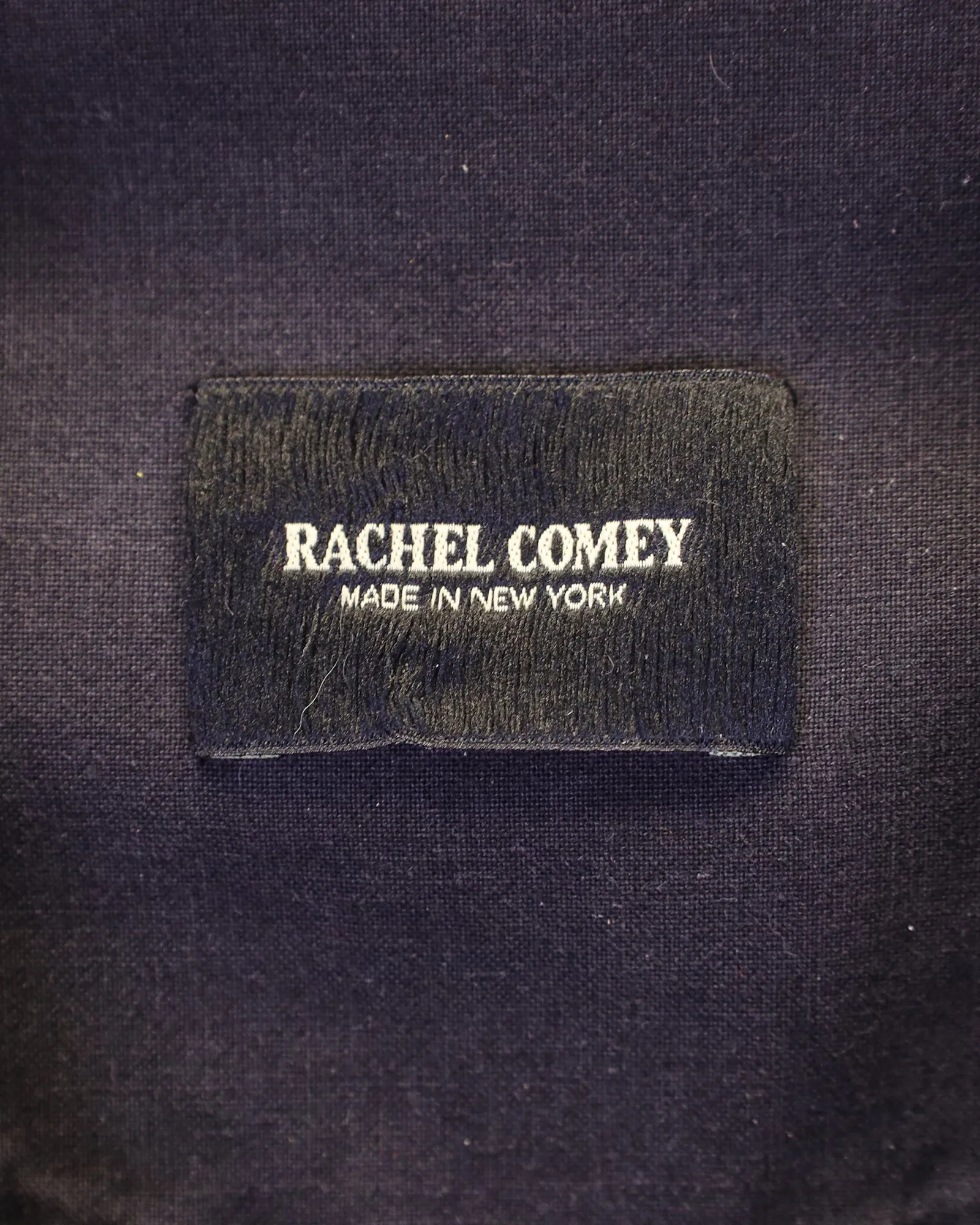 Rachel Comey Vest in Charcoal Cotton Denim