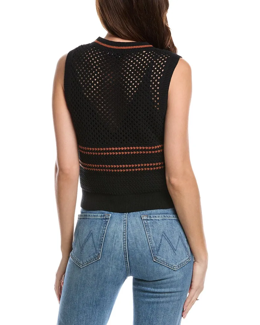 RE/DONE Crochet Mesh Vest