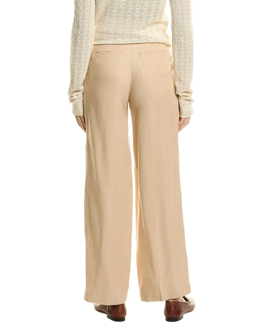 Reiss Hollie Wide Leg Linen-Blend Trouser