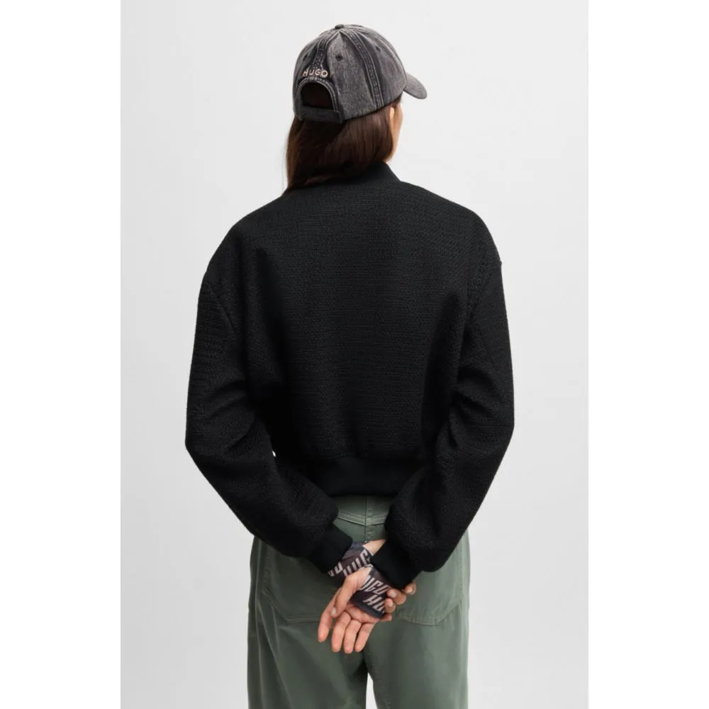 Relaxed-fit jacket in bouclé