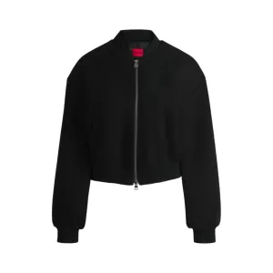 Relaxed-fit jacket in bouclé