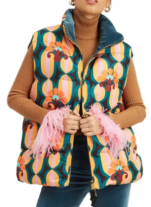 Reversible Puffer Vest In Arcturus
