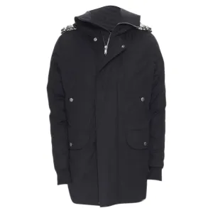 Rick Owens Larry Jumbo Parka chained goose down padded puffer