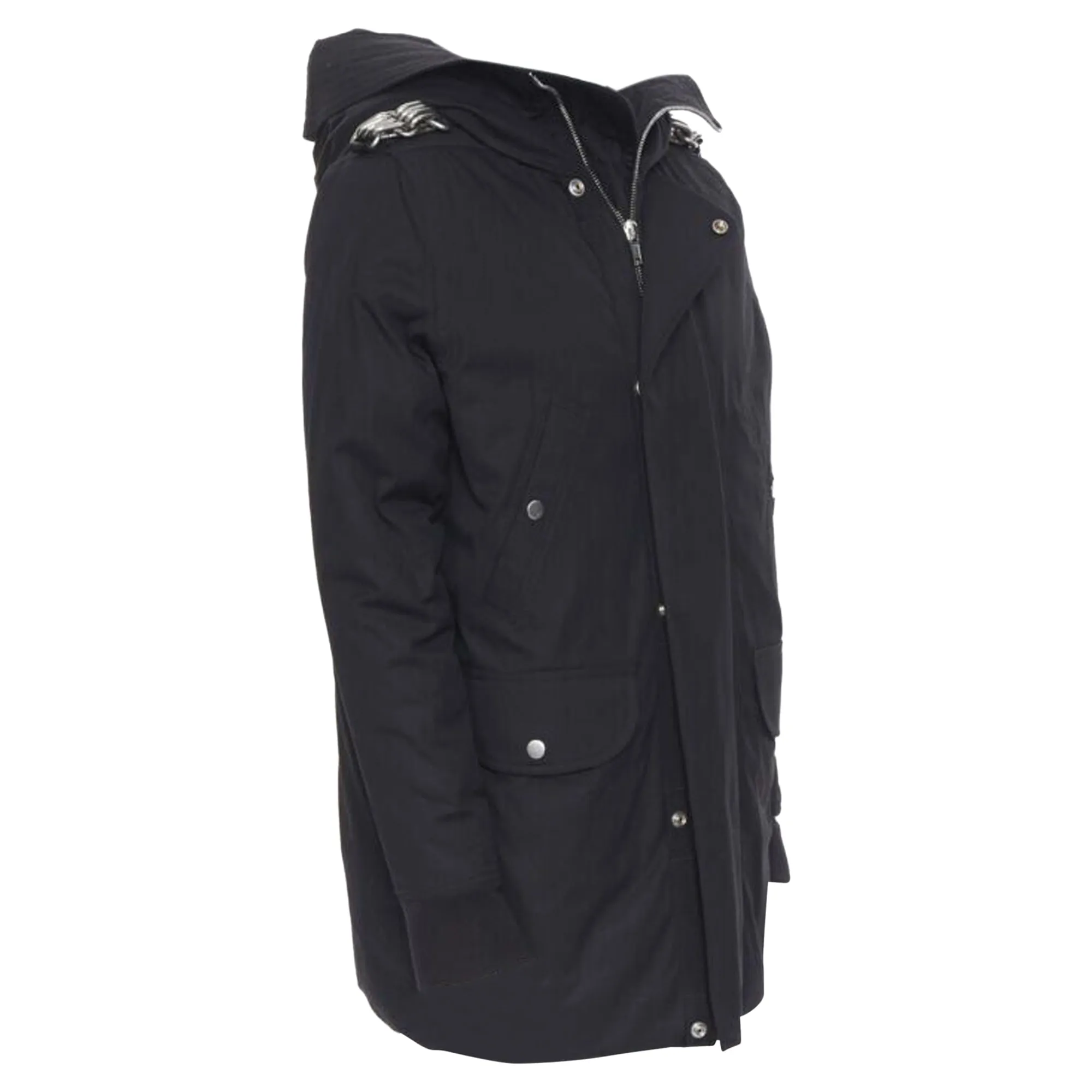 Rick Owens Larry Jumbo Parka chained goose down padded puffer