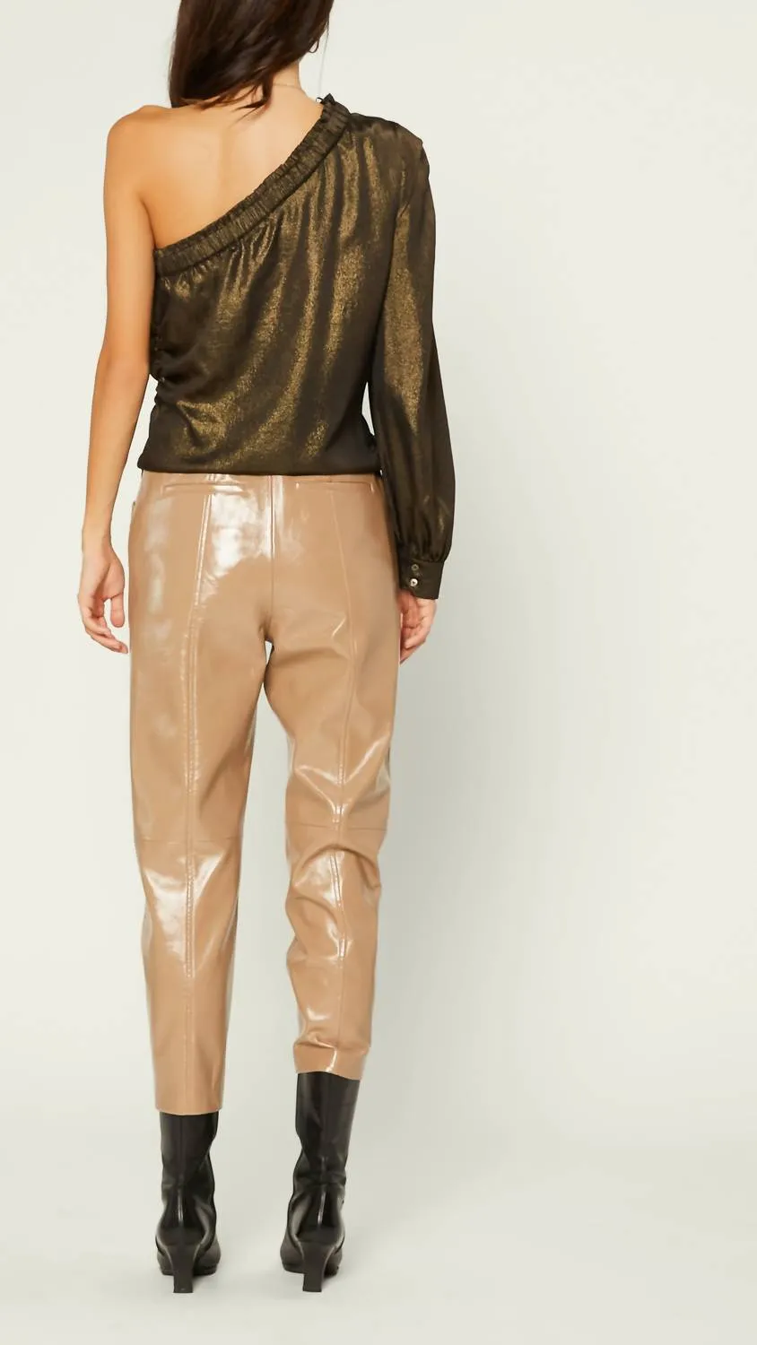 Rockaway High Waisted Crop Pant In Natural