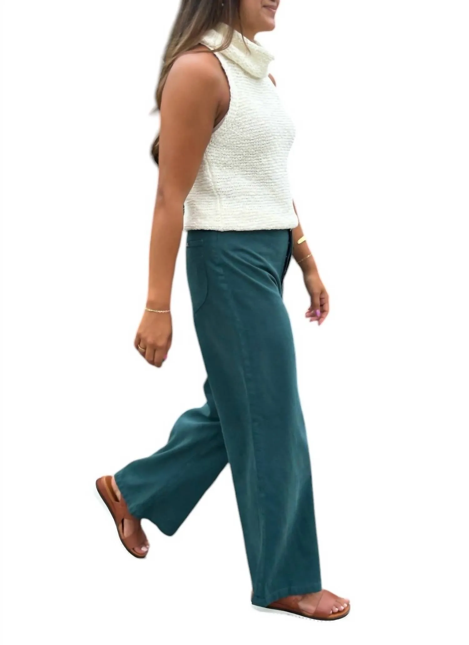 Sailor Pant In Lyocell Forest