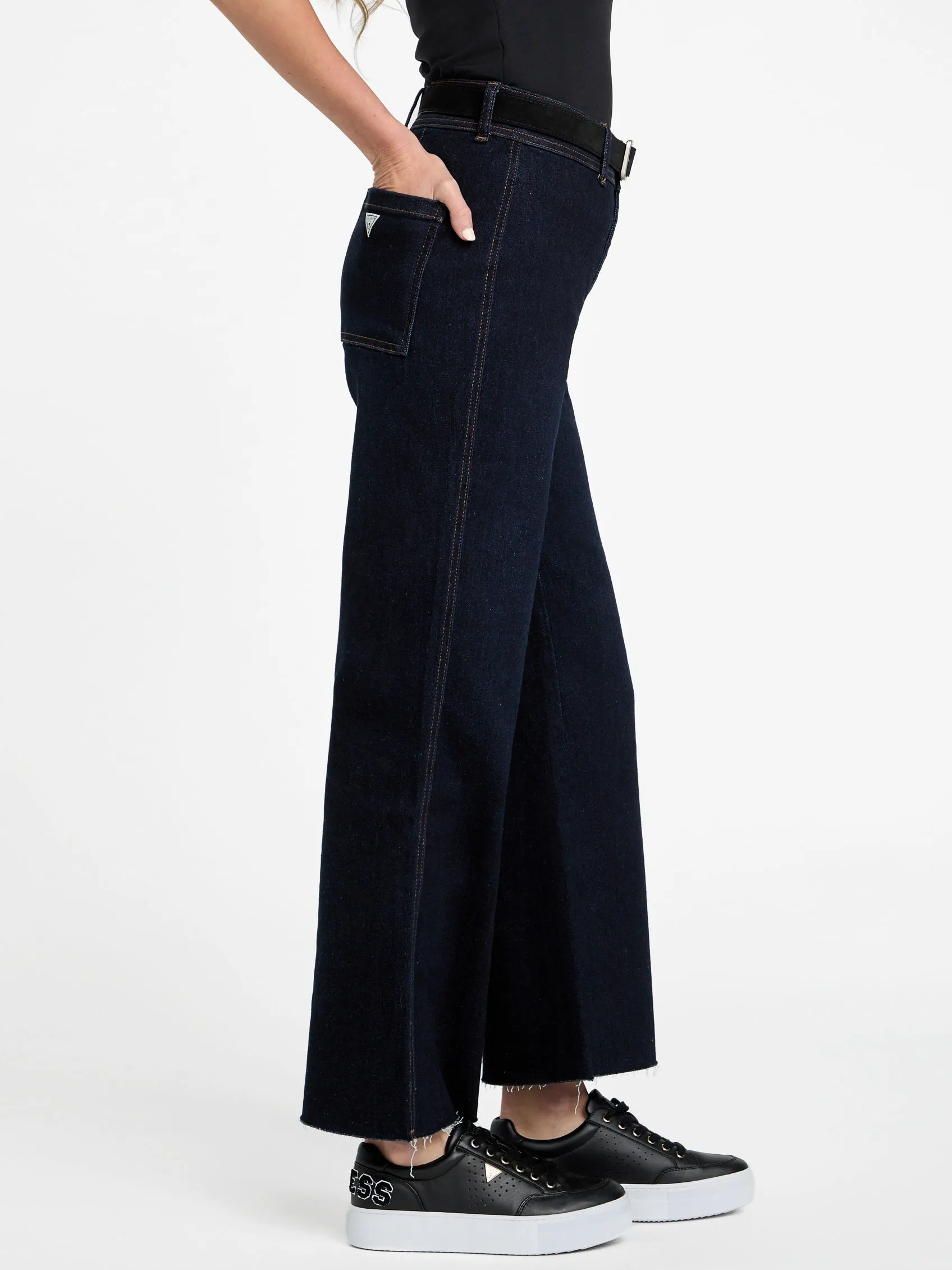 Sandie Wide Leg Denim Pants