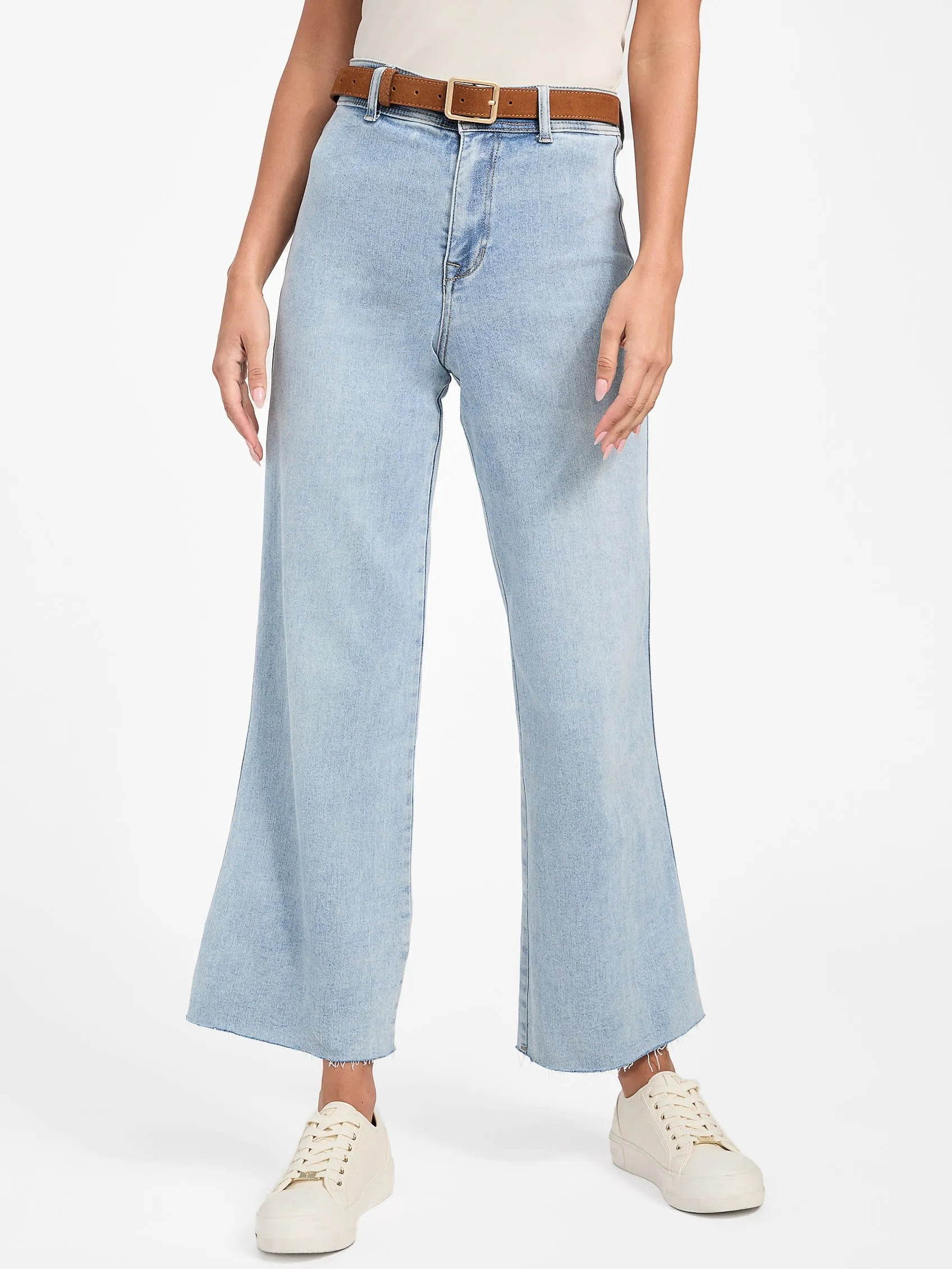 Sandie Wide Leg Denim Pants