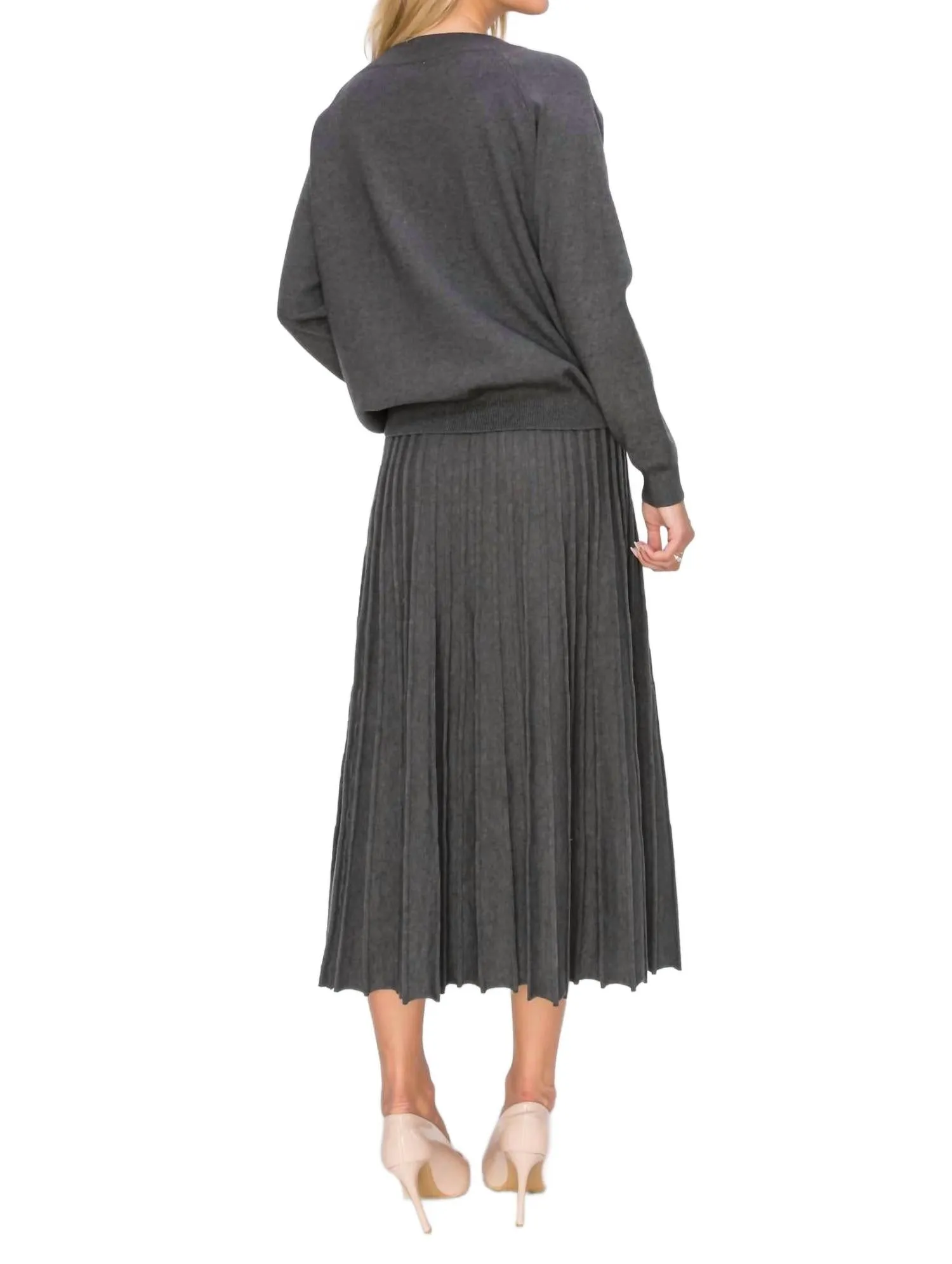 Sandy Sweater In Charcoal