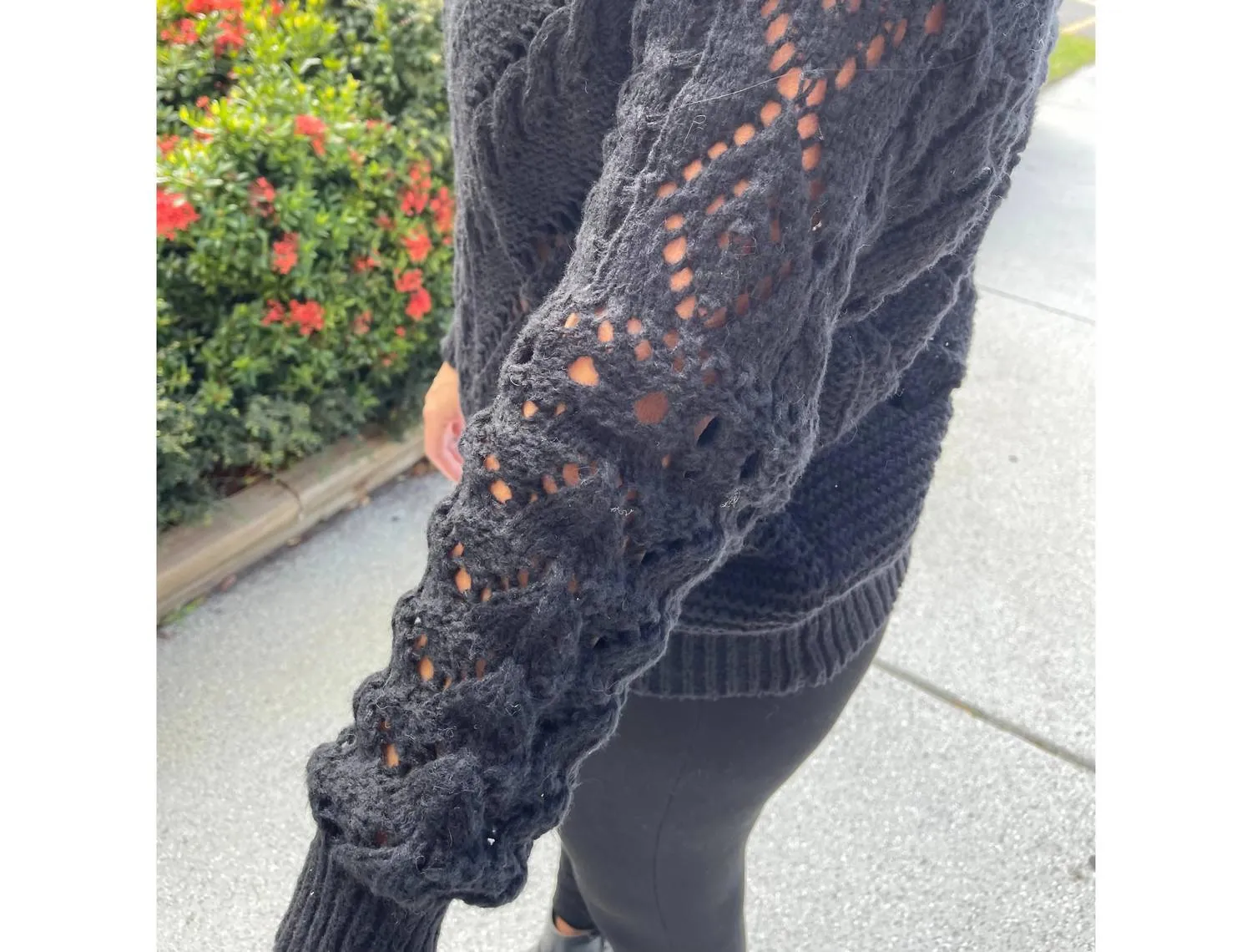 Snow Some Skin Sweater In Black