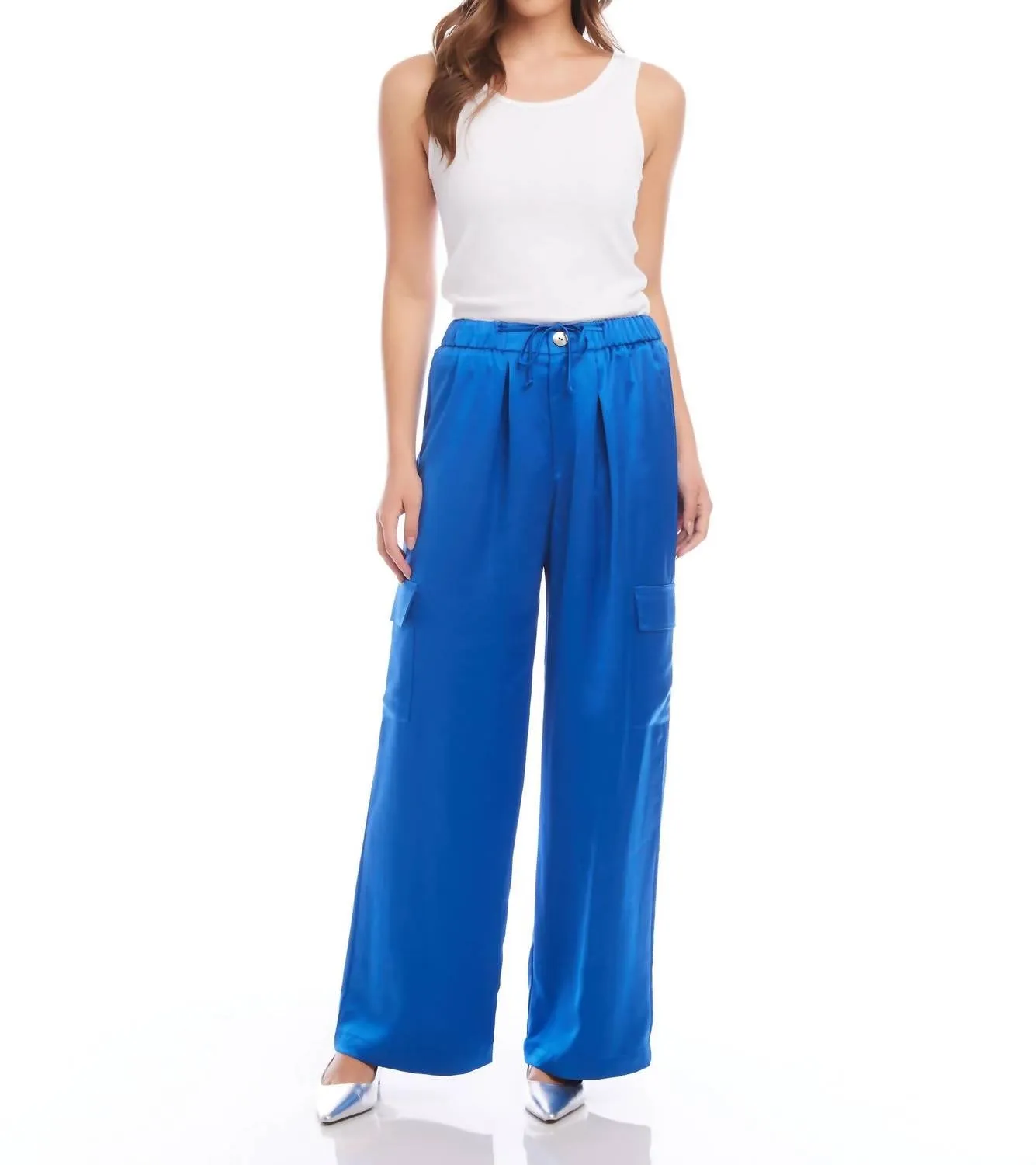 Sofi Pants In Sapphire Blue