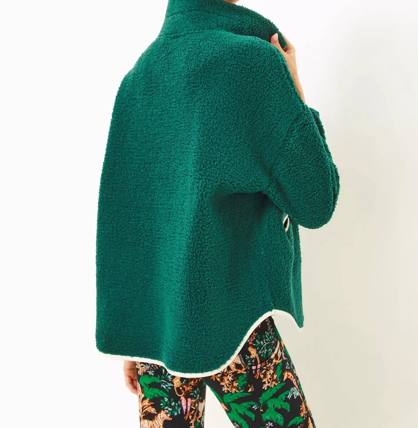 Soreen Sherpa Popover In Villa Green