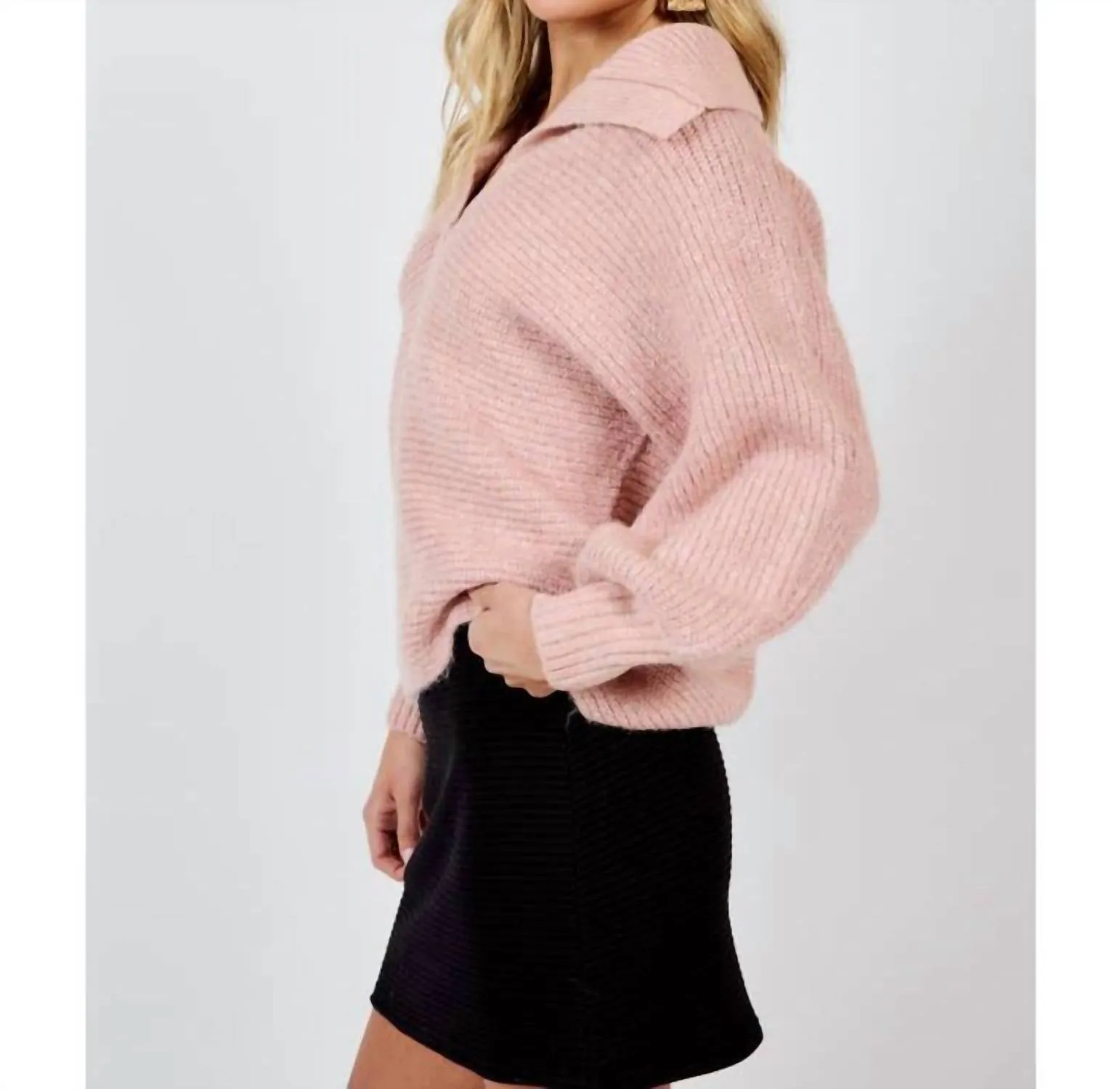 Special Times Sweater In Rose Pink