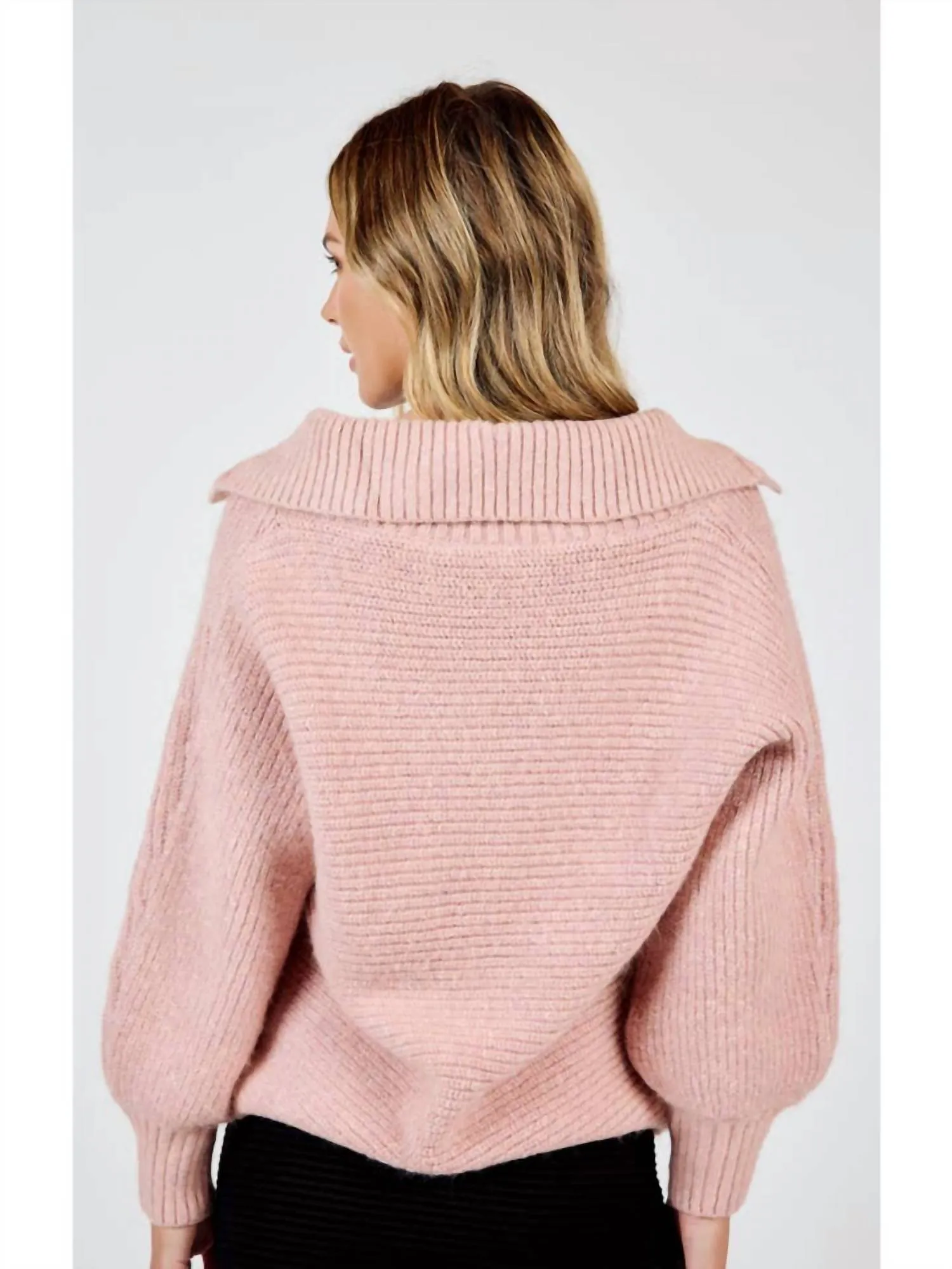 Special Times Sweater In Rose Pink