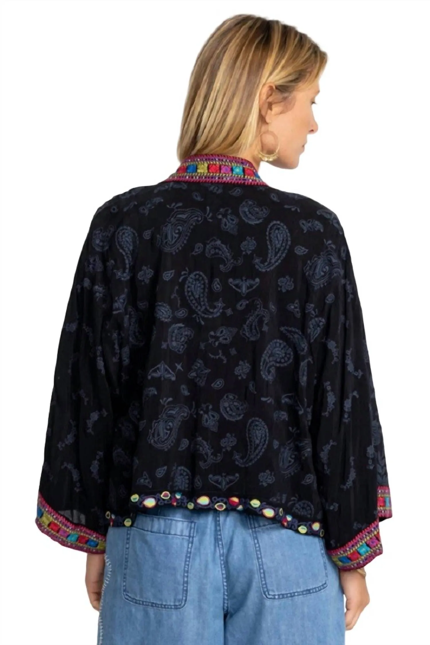 Star Danica Kimono In Black