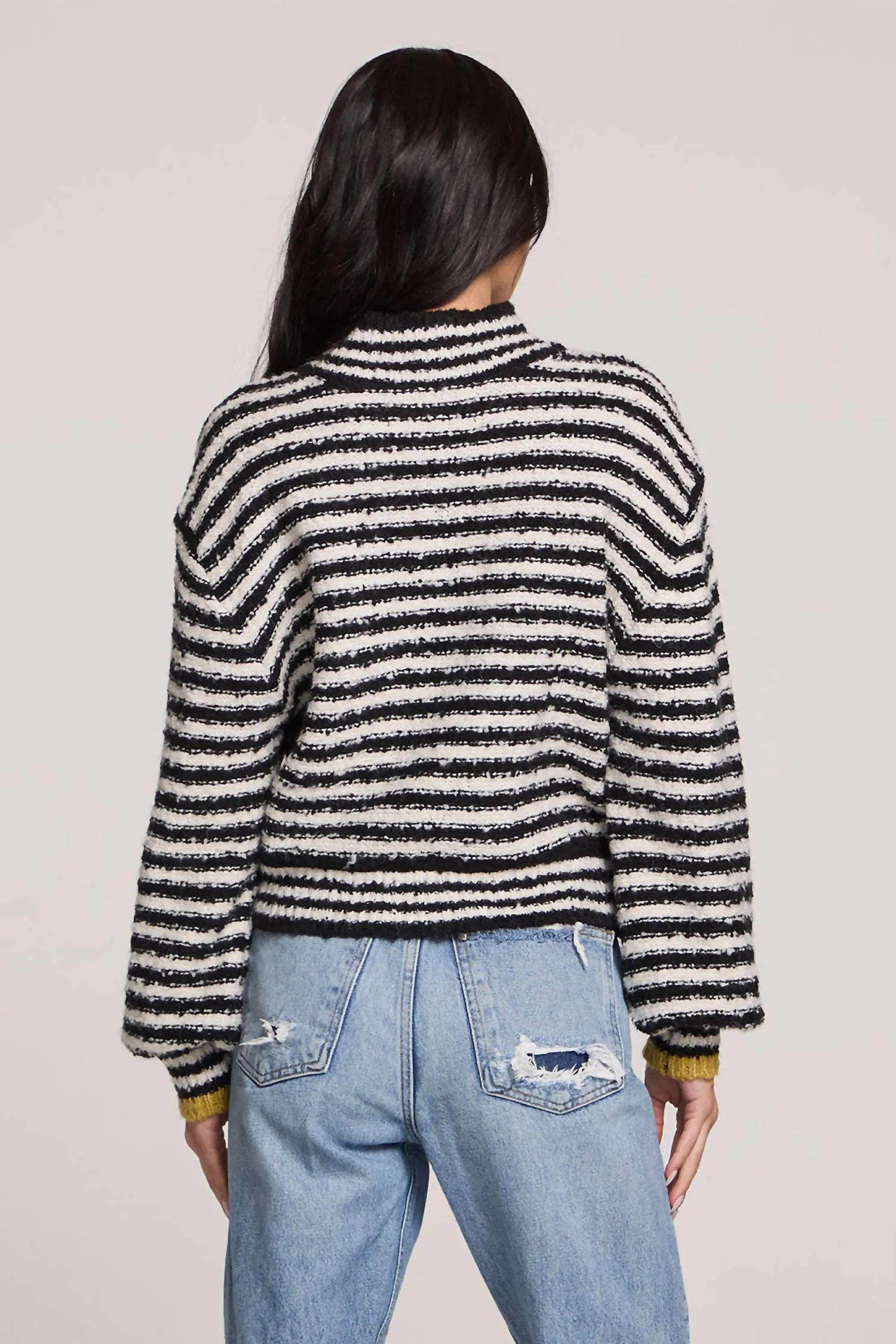 Stormie Sweater In Black/white