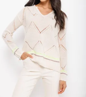 Summer Softie Sweater In Frosting
