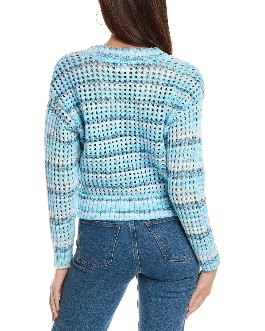 SUNDRY Boxy Crochet Cardigan