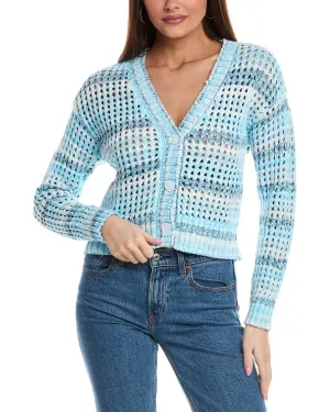 SUNDRY Boxy Crochet Cardigan