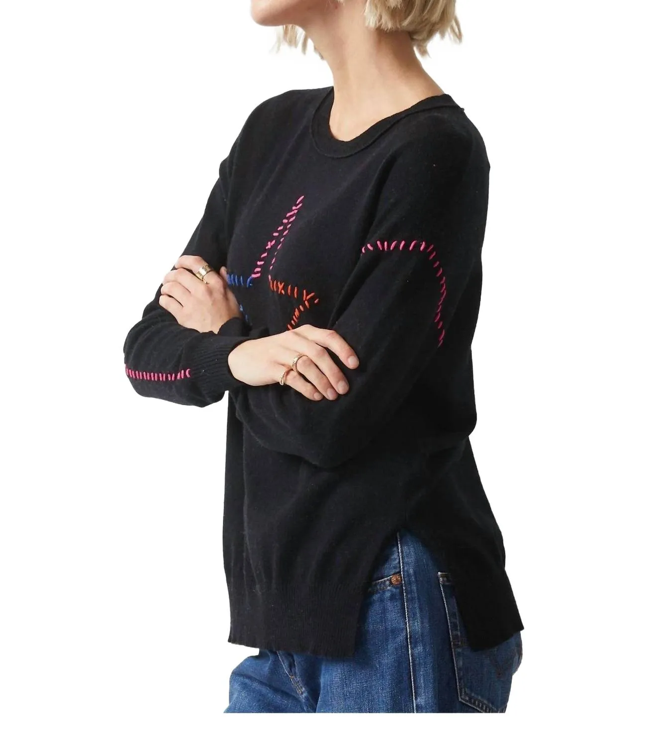 Super Star Sweater In Black