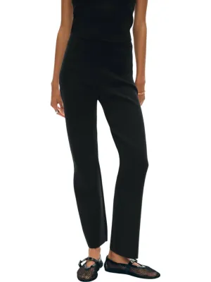 Superfine Organic Cotton Pants In Black