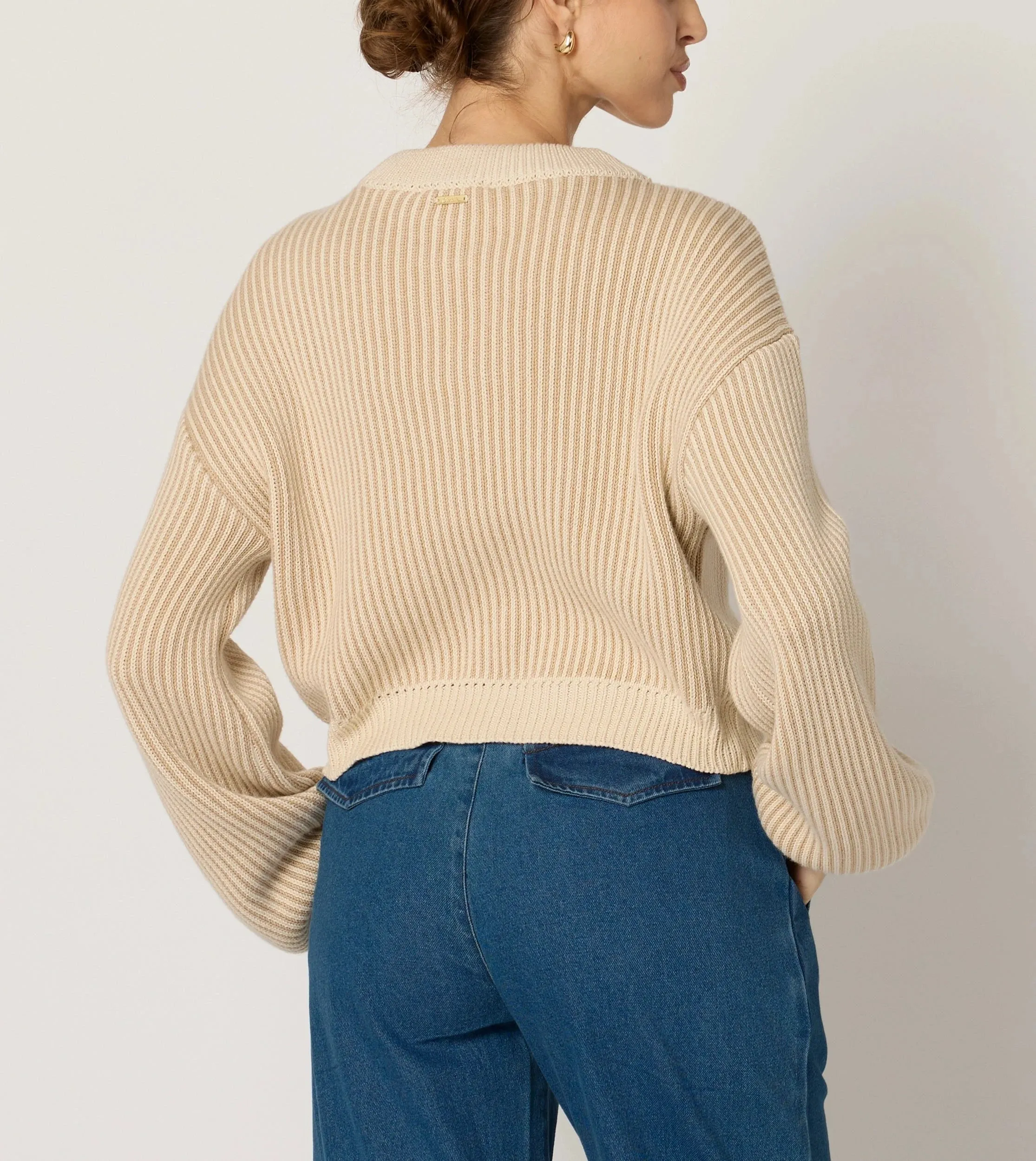 Sydney Sweater | Ivory & Oatmeal
