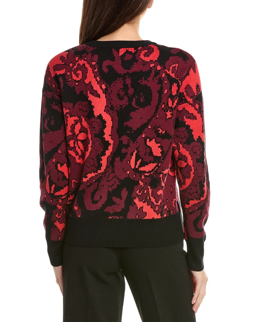 T Tahari Paisley Sweater