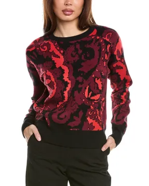 T Tahari Paisley Sweater