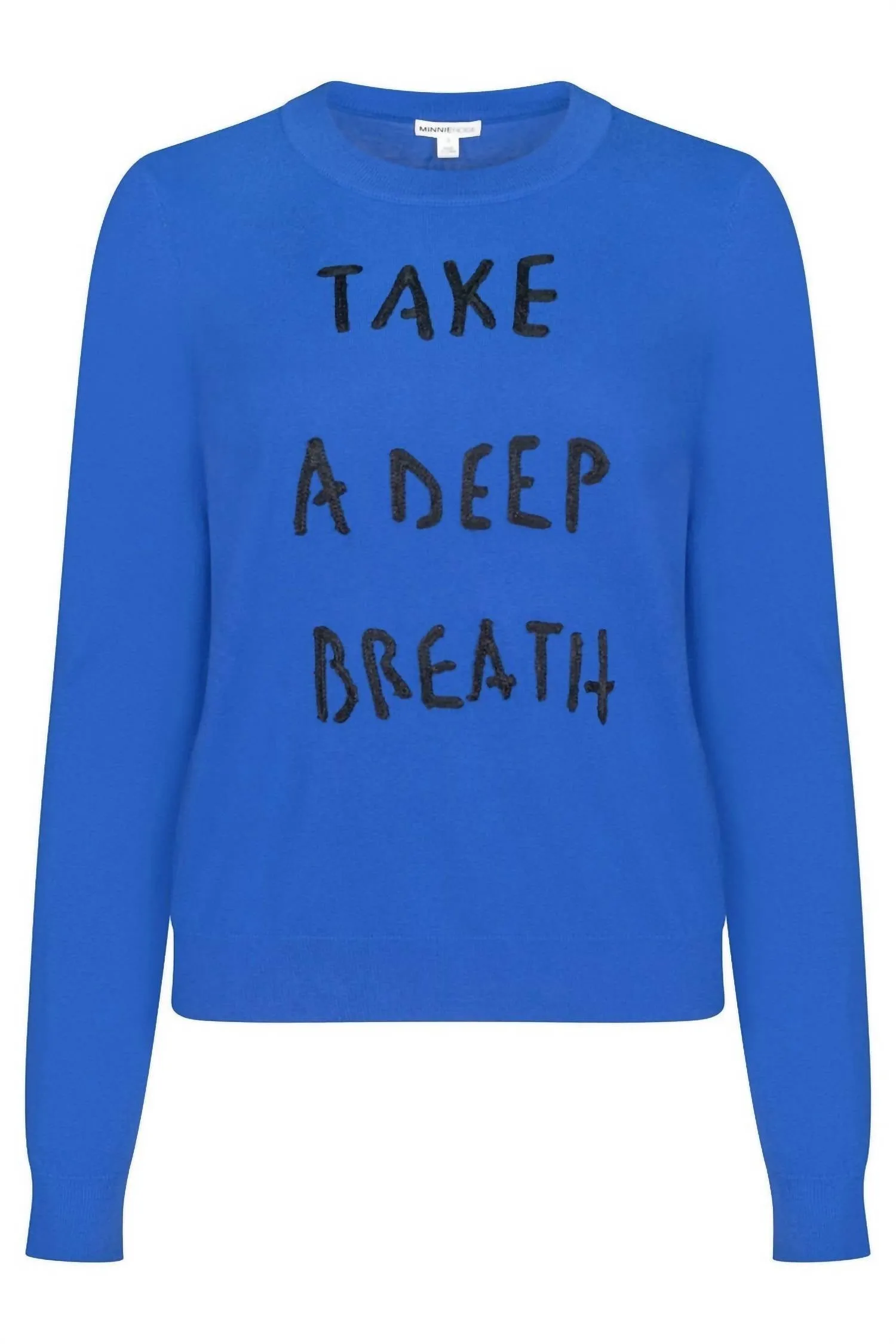 Take A Deep Breath Sweater In Blue