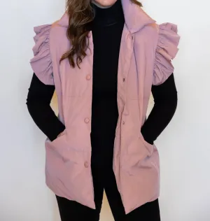 The Perfect Puffer Vest In Pink