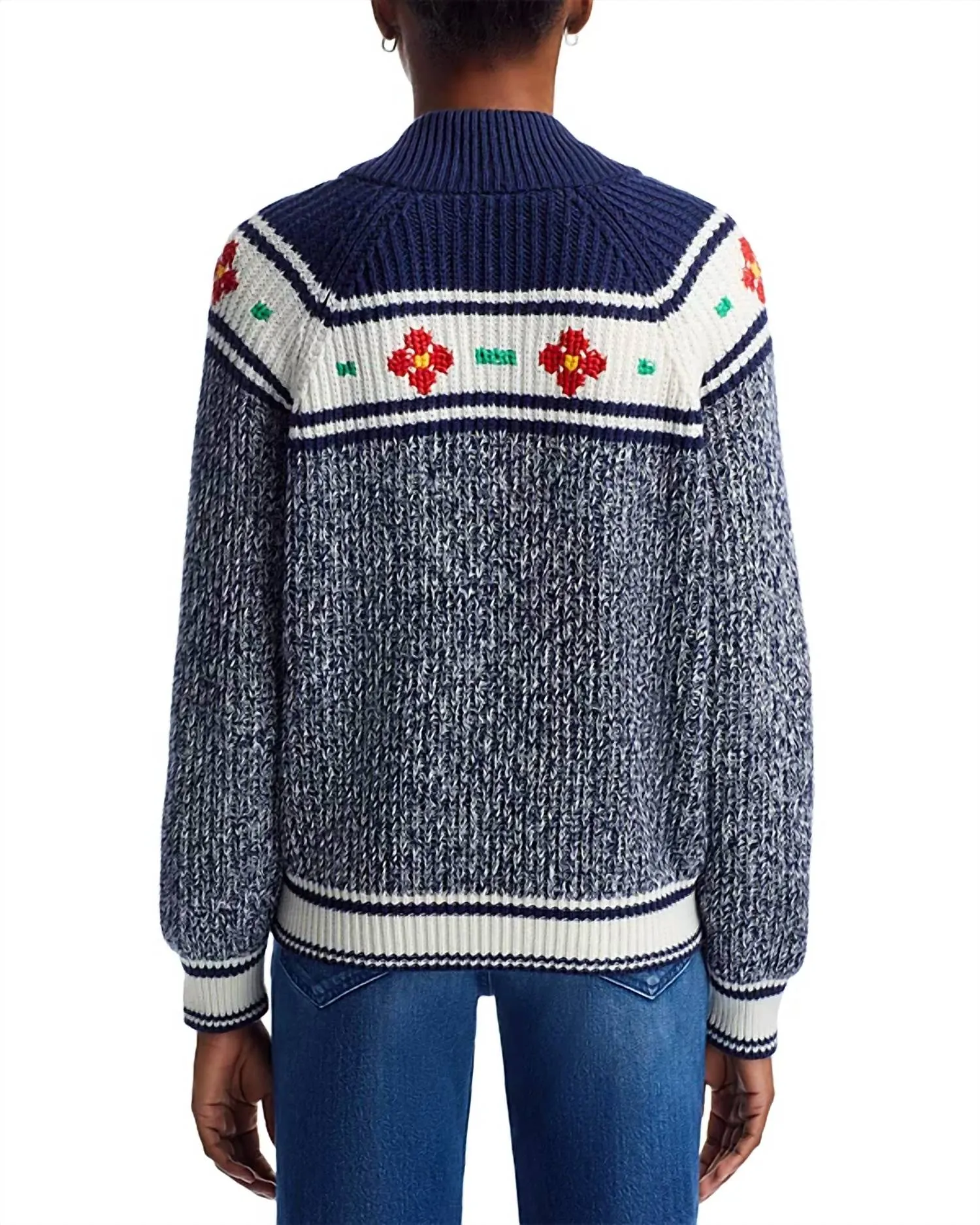 The Try Outs Zip Front Cardigan In Horse