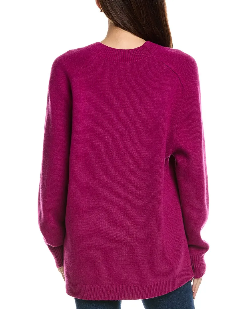 Theory Wool & Cashmere-Blend Karenia V-Neck Sweater