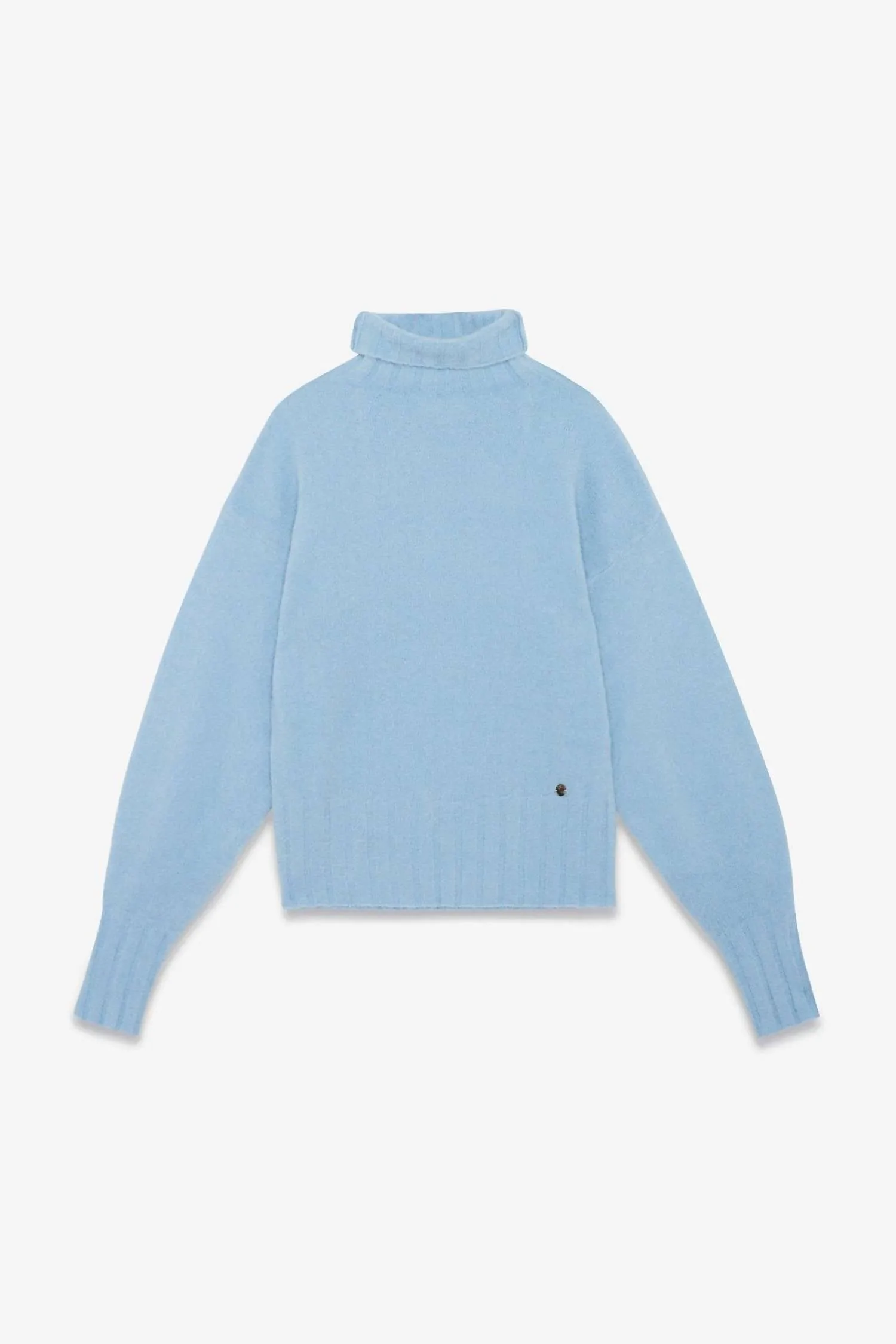 Turtleneck Sweater In Cristallo
