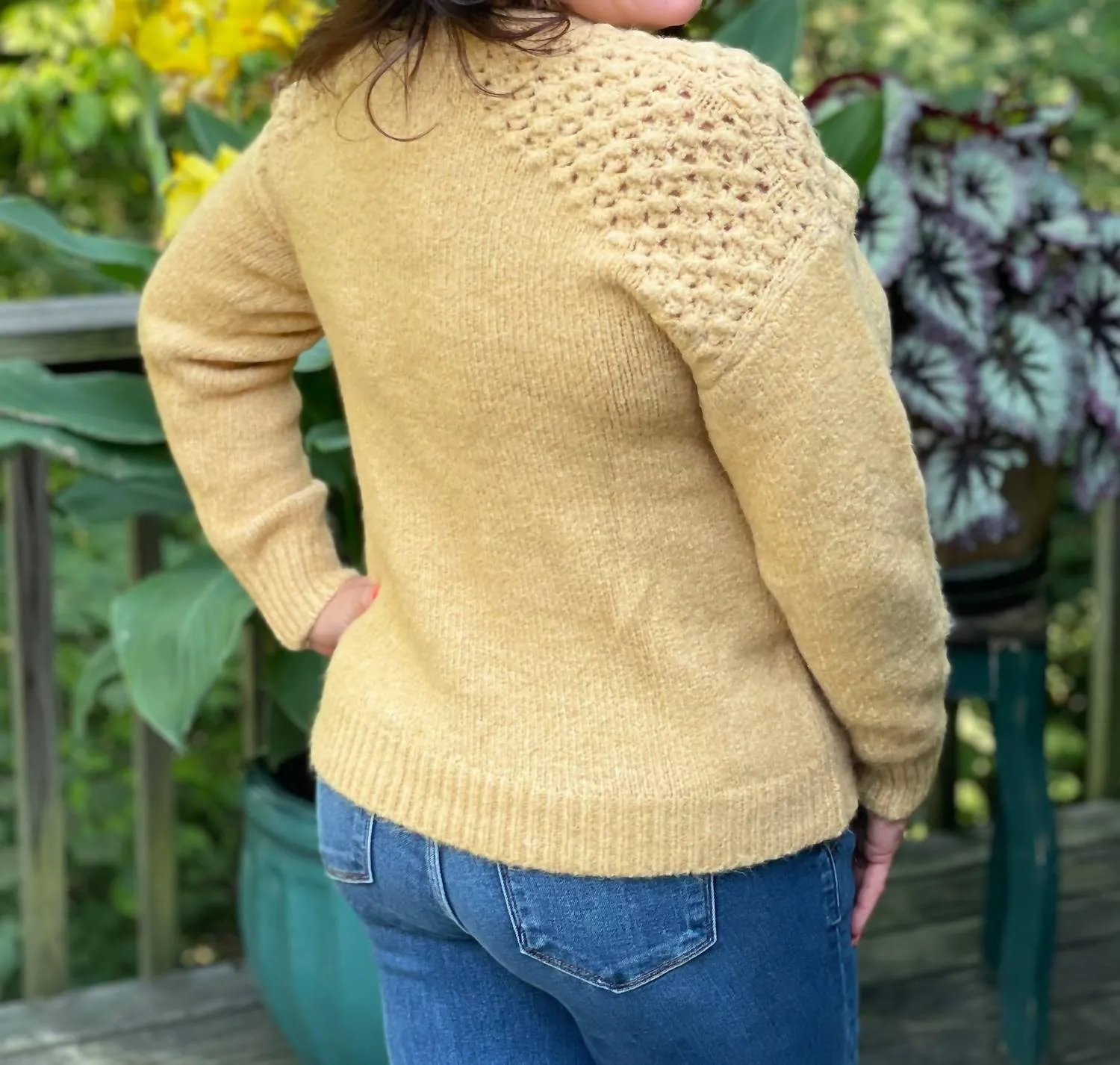 Turtleneck Sweater In Mustard