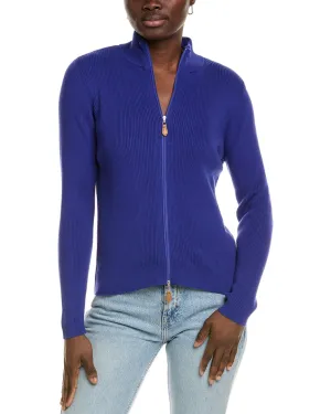 tyler b?e Rib Mock Neck Cardigan