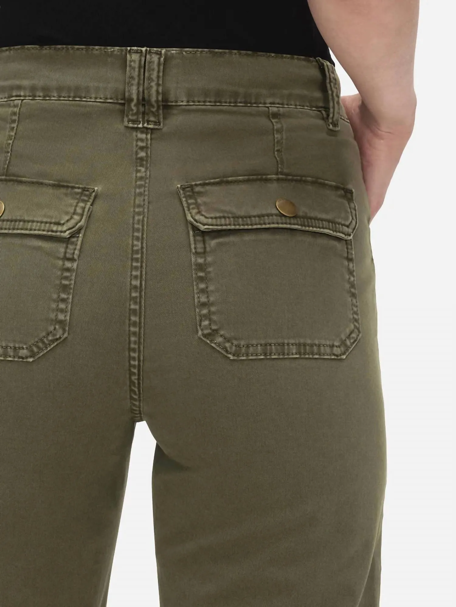 Utility Pocket Pant In Washed Winter Moss