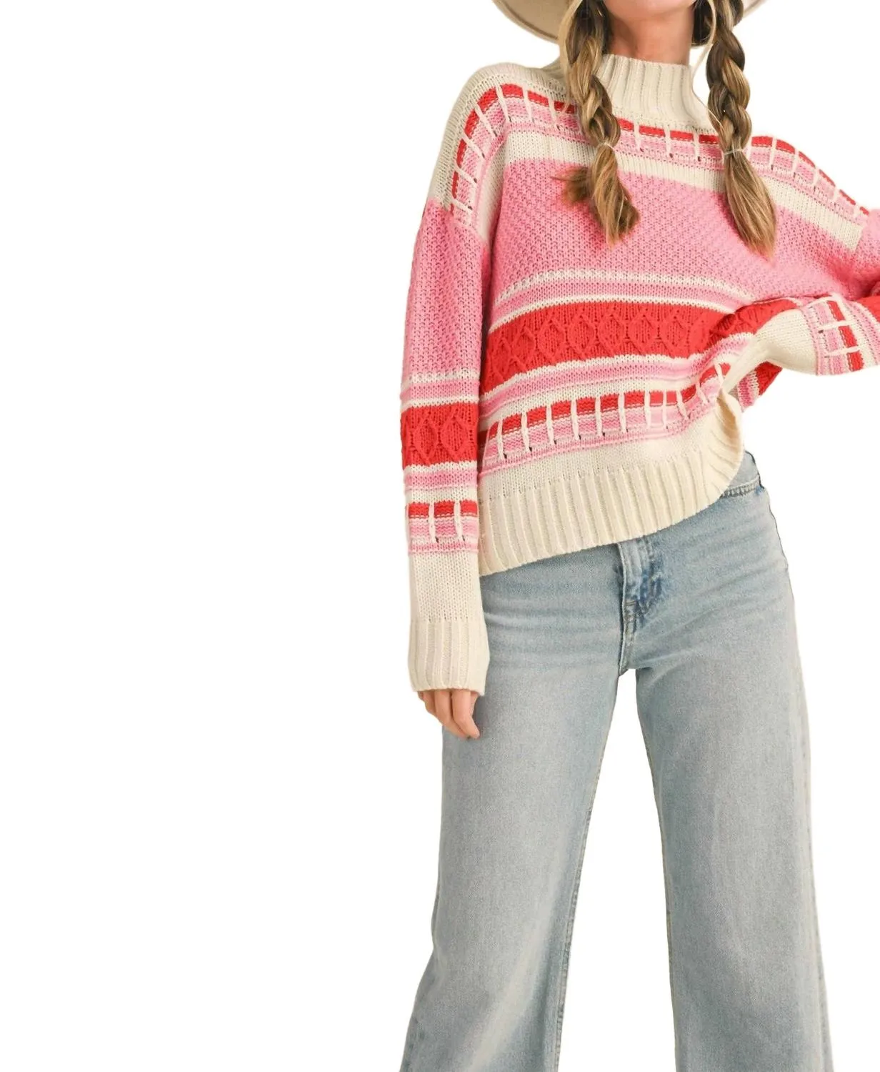 Valentine Sweater In Pink